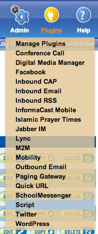 Send audio and text to foreign InformaCast server