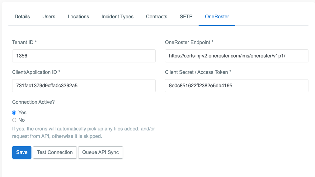 Set Up ClassLink OneRoster Integration