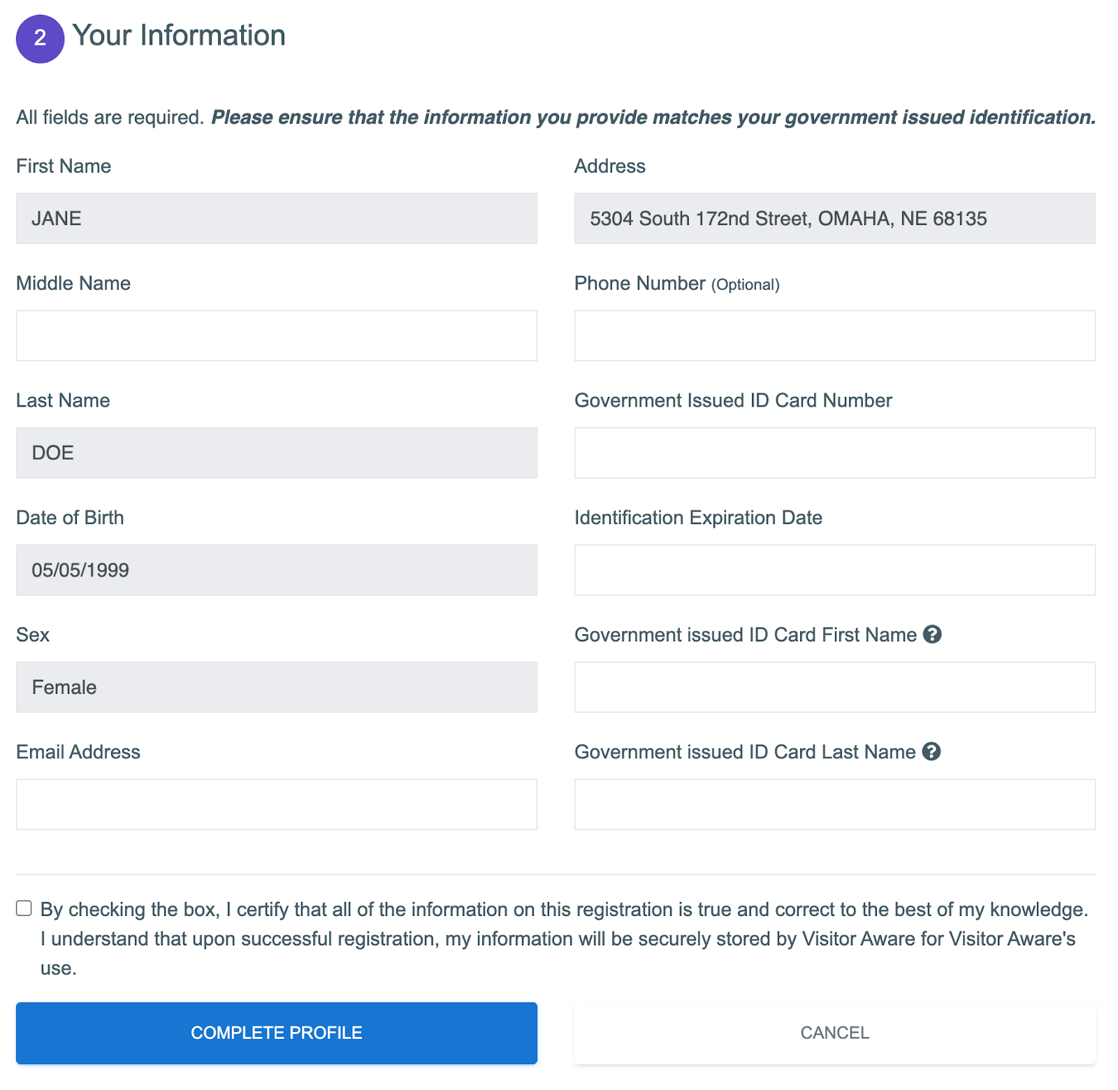 Configure Automated Profile Completion Requests