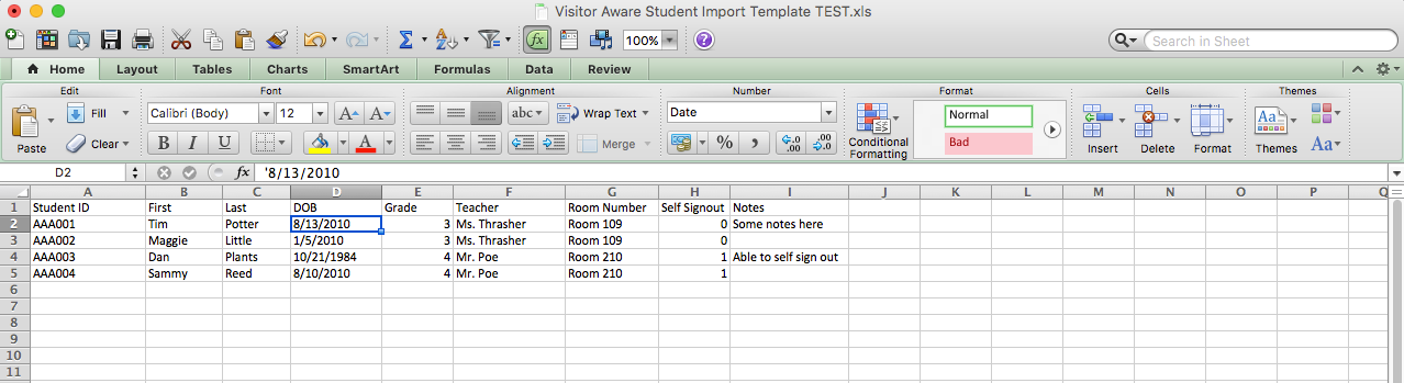 Import Students and Manage Relationships
