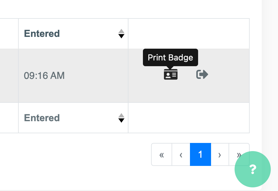 Print Visitor Badges via Web Browser