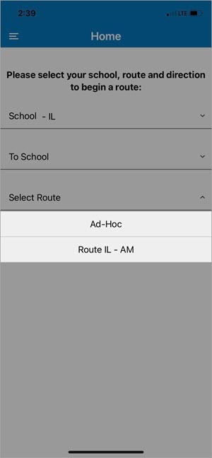 Use the Bus Driver App